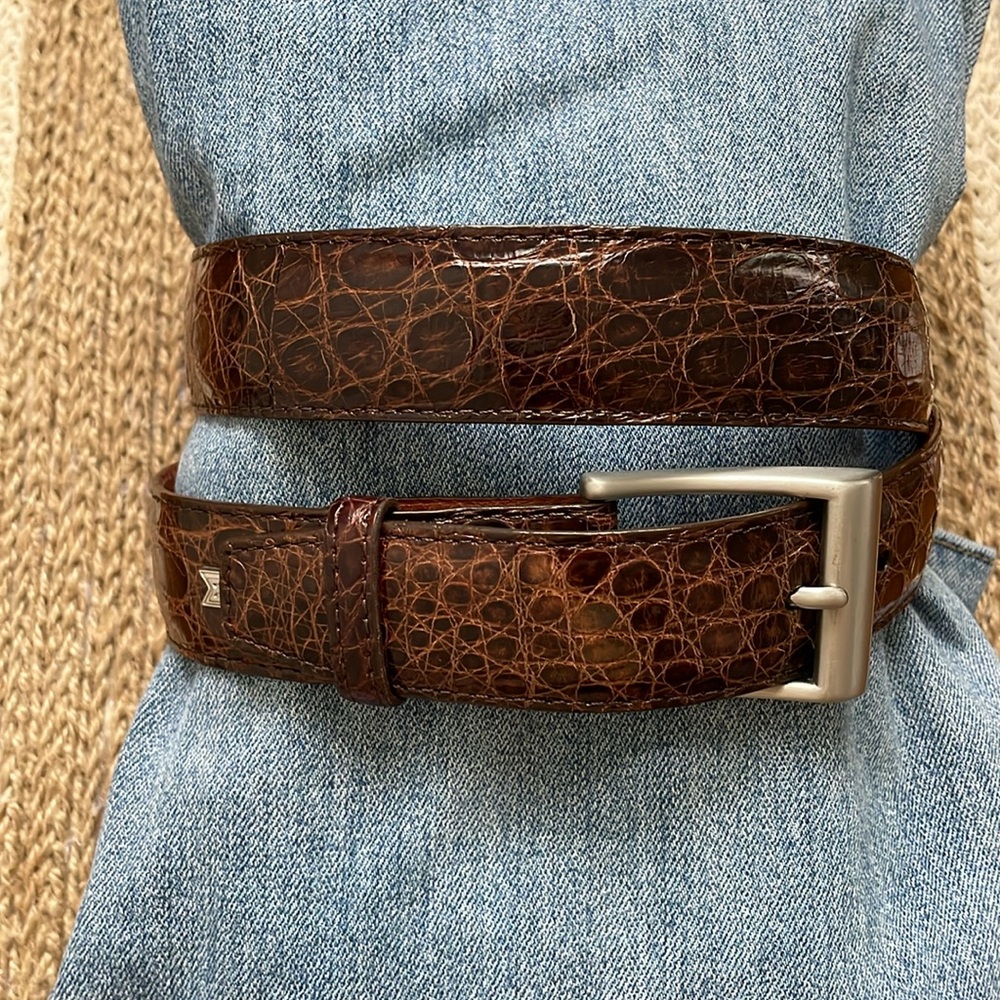 Tiger Woods Genuine Crocodile belt